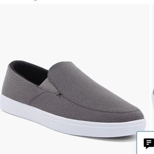 Travis Mathew Phenom Gray Slip-On Sneakers for Men